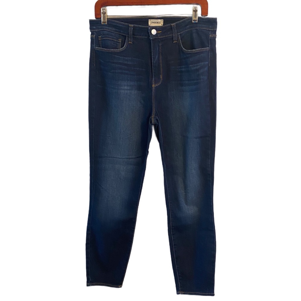L'AGENCE Margot Baltic High-Rise Skinny Jean Size 31 EUC